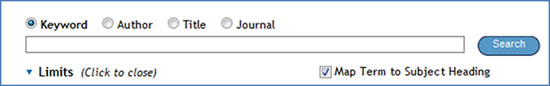 'Map Term to Subject Heading' screen image