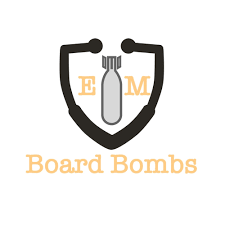 Emergency Medicine Board Bombs logo